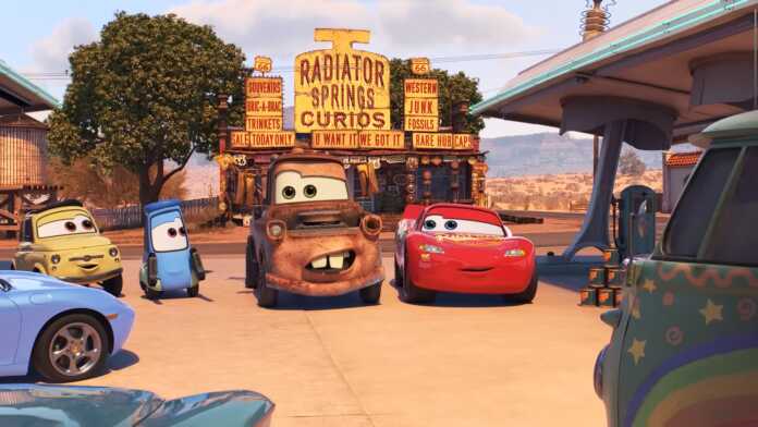  Cat bye!  Lightning McQueen and Mater speed up in trailer for new Disney Plus series
