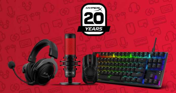 HyperX celebrates 20 years with special discounts
