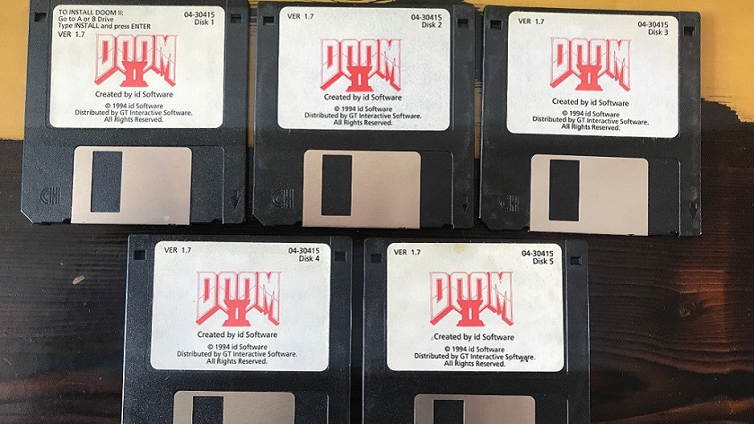 DOOM II floppy disks