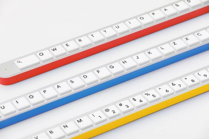 Google in Japan introduces 1.65 meter stick-shaped keyboard
