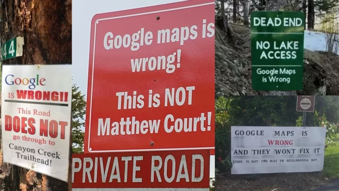 Google Maps Posters