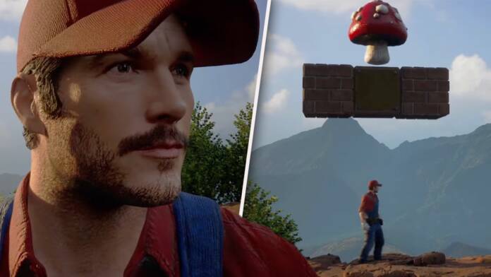 Chris Pratt stars in unusual remake of Super Mario game made in Unreal Engine 5
