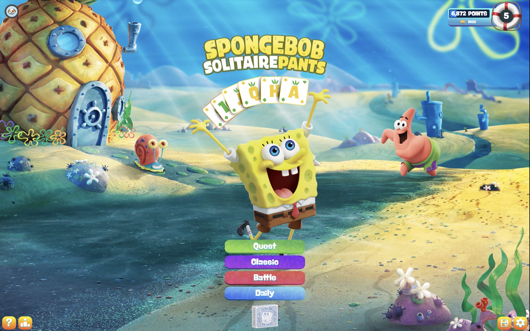 Game 'SpongeBob Solitaire' becomes part of the Apple Arcade catalog
