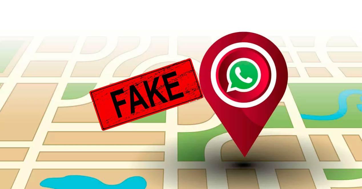 WhatsApp fake location