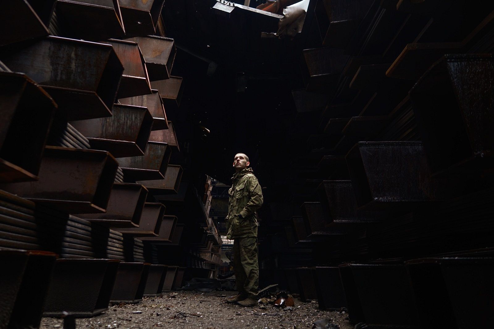 The pictures taken by Kozatskyi depict the Ukrainian resistance inside the Azovstal steel plant.