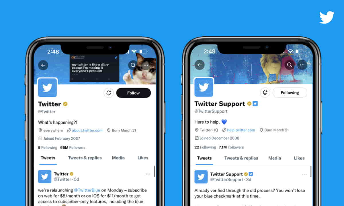 Today Twitter Blue for Business was presented, a program for company accounts within the platform. Those accounts of verified companies will have a series of characteristics, as we tell you below.
