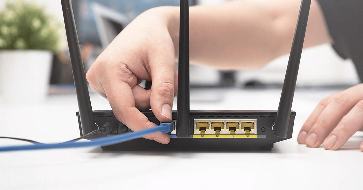 way to connect router