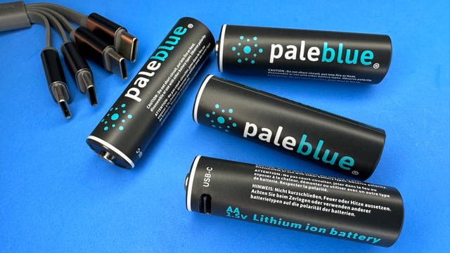 Pale Blue Earth rechargeable batteries now offer USB-C charging