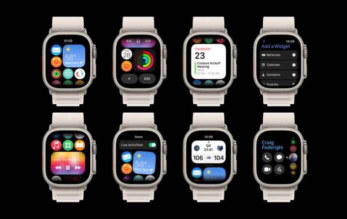 WatchOS 10: User Creates System Concept with Live Activities, Widgets, and More
