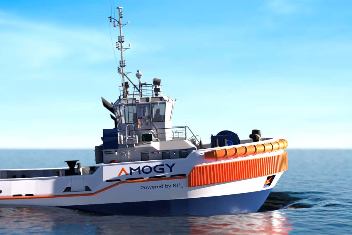 Amogy's tug boat