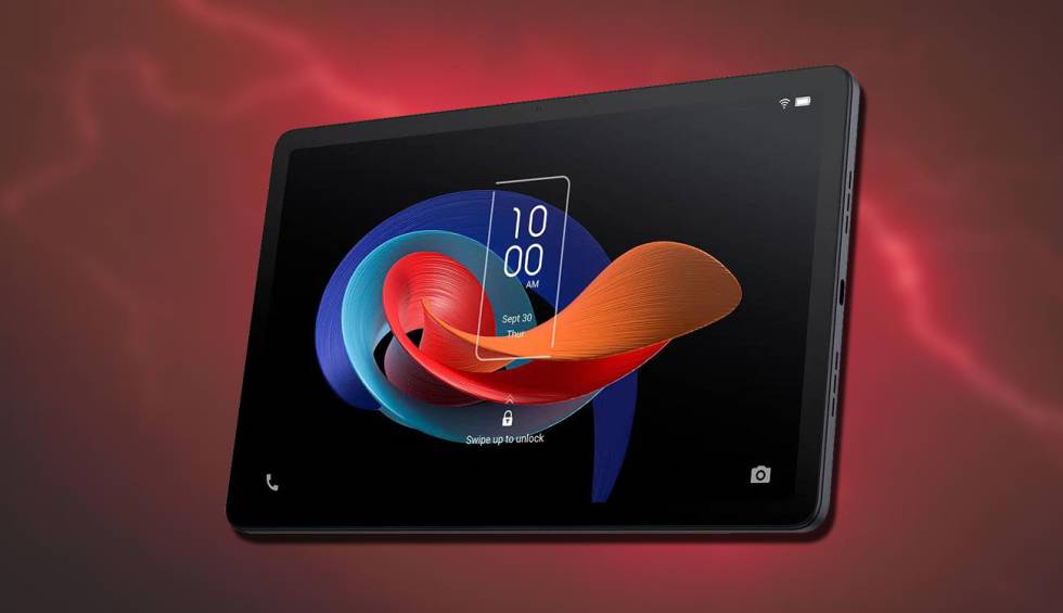 New TCL TAB 10 Gen 2 tablet, a very cheap model with a 2K screen
