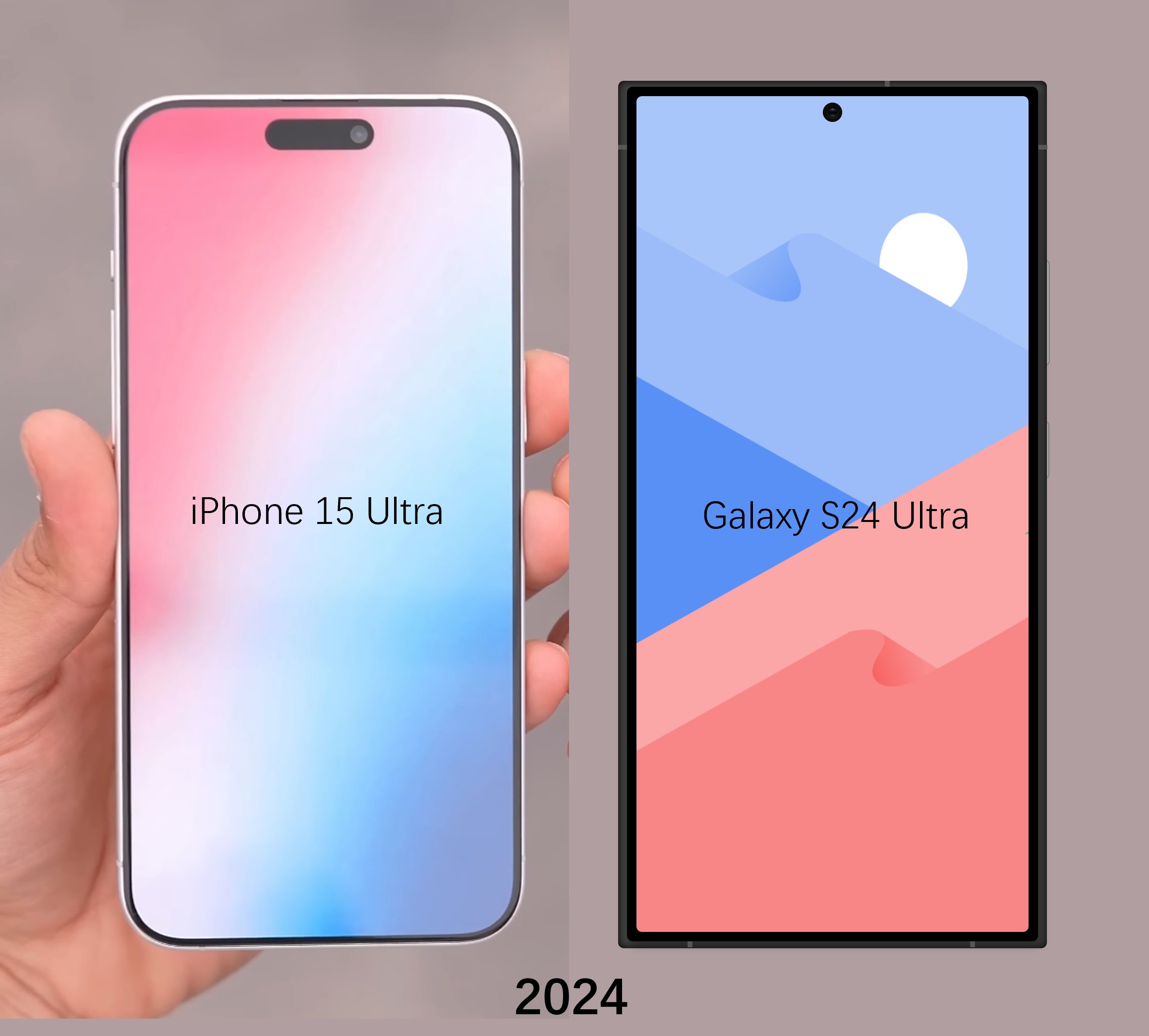 iphone 15 ultra vs. samsung galaxy s24 ultra comparison