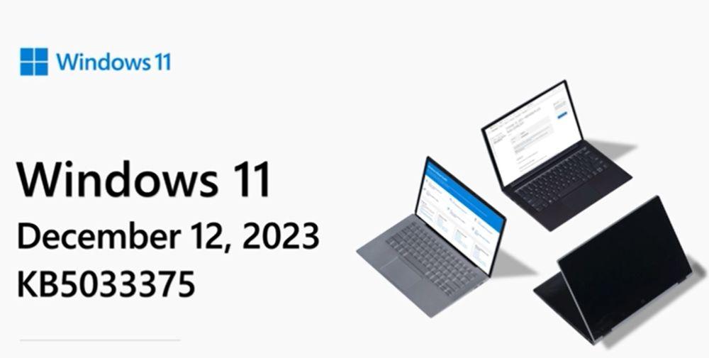 Windows 11 OS Update KB5033375