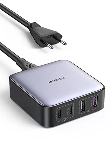 UGREEN Nexode 65W GAN USB C Charger 4 Ports with 2M AC Cable