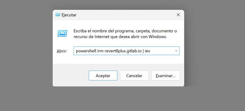 Demonstration of how to run command with Windows + R on Microsoft system