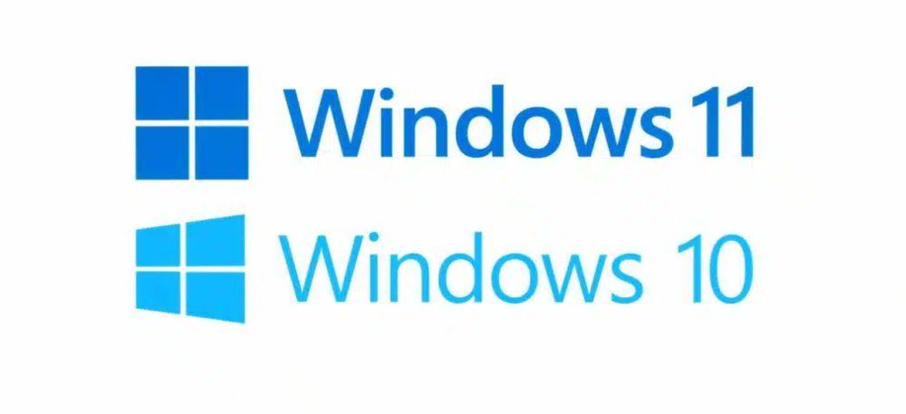 Windows 10 and Windows 11 logos combined