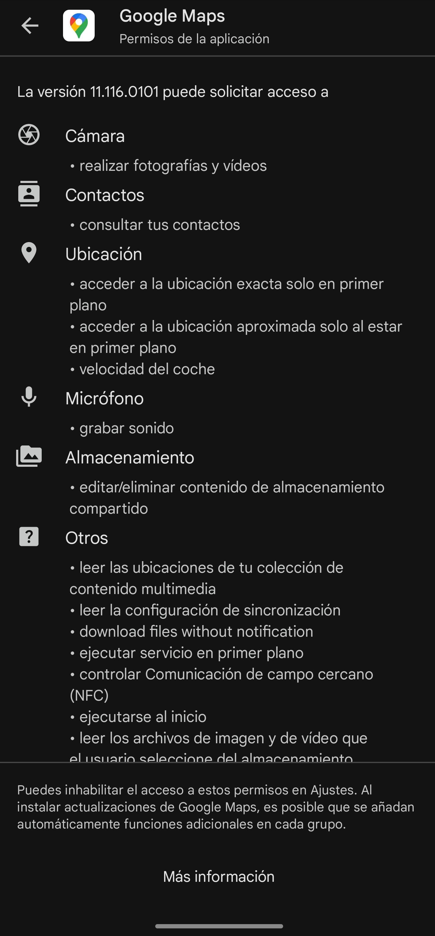 Application permissions how to change