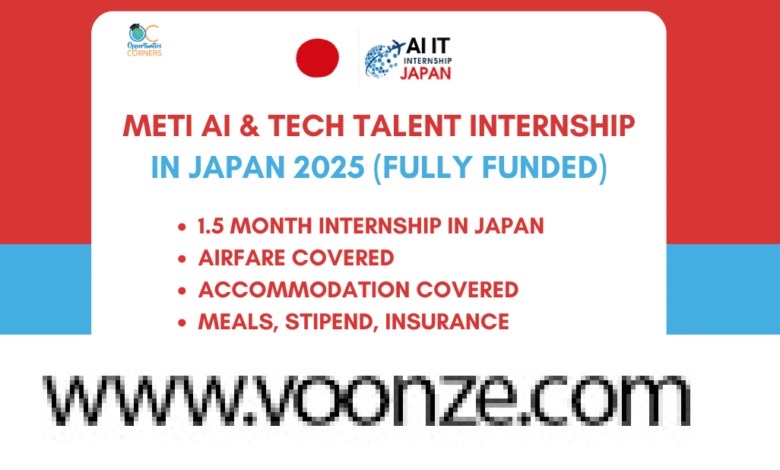 METI AI and Tech Talent Internship in Japan 2025 (Fully Funded)