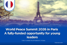 World Peace Summit 2026 in Paris — A fully-funded opportunity for young leaders