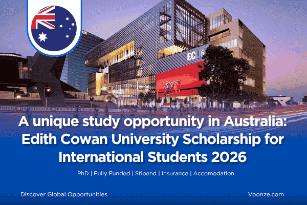 Edith Cowan University Scholarship 2026 in Australia | Fully Funded Opportunity