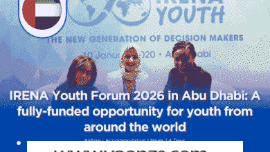 IRENA Youth Forum 2026 in Abu Dhabi: fully-funded opportunity