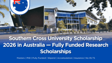 Southern Cross University RTP Scholarship 2026 in Australia | Fully Funded