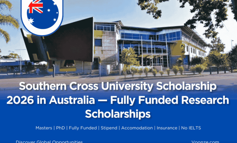 Southern Cross University RTP Scholarship 2026 in Australia | Fully Funded