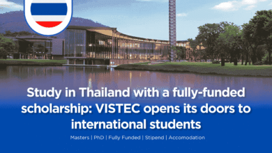 VISTEC University Scholarship 2026 in Thailand (Fully Funded) | Apply Now