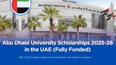Abu Dhabi University Scholarships 2025-26 in the UAE (Fully Funded)