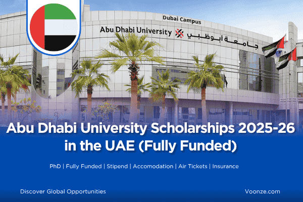 Abu Dhabi University Scholarships 2025-26 in the UAE (Fully Funded)