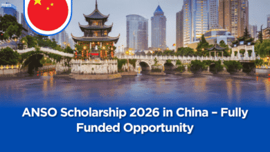 ANSO Scholarship 2026 in China – Fully Funded Opportunity