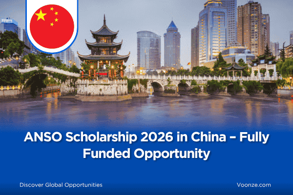 ANSO Scholarship 2026 in China – Fully Funded Opportunity