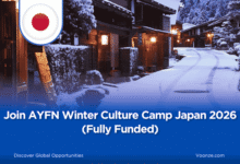 Join AYFN Winter Culture Camp Japan 2026 (Fully Funded)