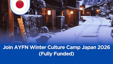 Join AYFN Winter Culture Camp Japan 2026 (Fully Funded)