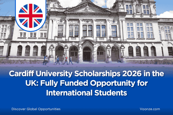 Cardiff University Scholarships 2026 in the UK: Fully Funded Opportunity