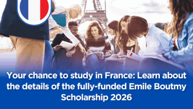 Emile Boutmy Scholarship 2026 in France: Fully Funded Opportunity