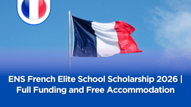 ENS International Selection Scholarship 2026 in France (Fully Funded Opportunity)
