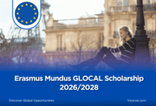 Erasmus Mundus GLOCAL Scholarship 2026/2028