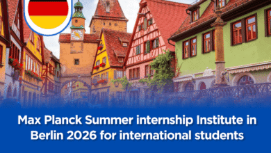 Max Planck Summer internship Institute in Berlin 2026 for international students