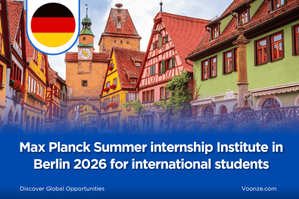 Max Planck Summer internship Institute in Berlin 2026 for international students