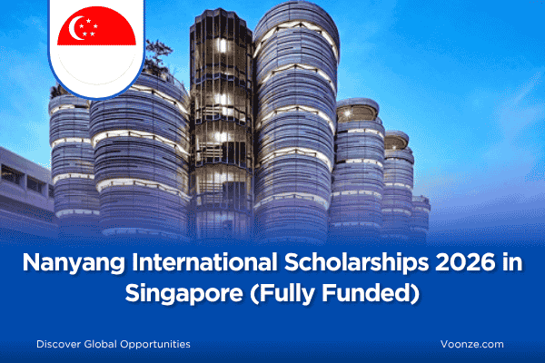 Nanyang International Scholarships 2026 in Singapore (Fully Funded)