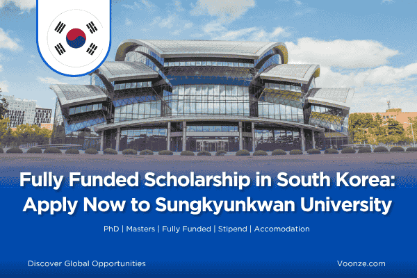 Sungkyunkwan University Scholarship 2026 in South Korea | Fully Funded