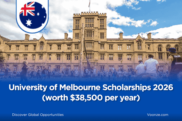 University of Melbourne Scholarships 2026 (worth $38,500 per year) Fully Funded