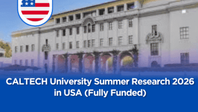 CALTECH University Summer Research 2026 in USA (Fully Funded)