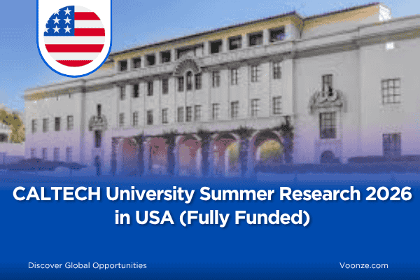 CALTECH University Summer Research 2026 in USA (Fully Funded)