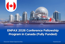 ENPAX 2026 Conference Fellowship Program in Canada (Fully Funded)