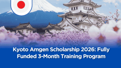 Kyoto Amgen Scholarship 2026: Fully Funded 3-Month Training Program