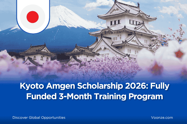 Kyoto Amgen Scholarship 2026: Fully Funded 3-Month Training Program