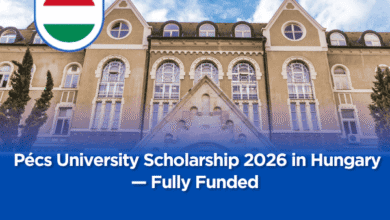 Pécs University Scholarship 2026 in Hungary — Fully Funded