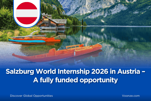 Salzburg World Internship 2026 in Austria – A fully funded opportunity